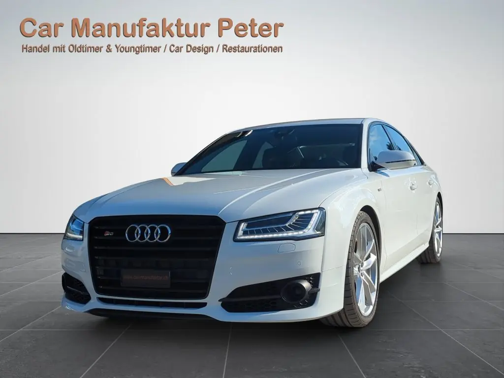 Audi S8 Plus 2017 — Berline sportive 605 ch, entretien Audi partenaire, sans sinistre