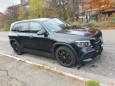 Mercedes-Benz GLB 220 — 7 places, diesel robuste, 48 000 km seulement — fianco