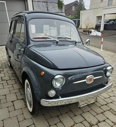 FIAT 500 Giardiniera 1966 — Restauration complète, chef-d'œuvre automobile classique — Seitenansicht