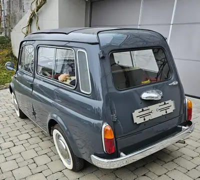 FIAT 500 Giardiniera 1966 — Restauration complète, chef-d'œuvre automobile classique — Heckansicht