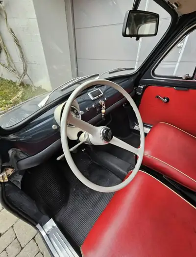 FIAT 500 Giardiniera 1966 — Restauration complète, chef-d'œuvre automobile classique — Detail