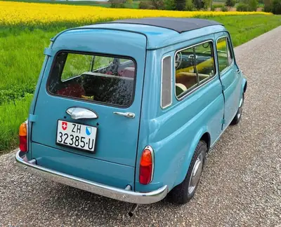 Fiat 500L Giardiniera 1967 — Chef-d'œuvre restauré, portes inversées iconiques — arrière