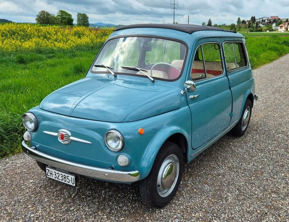Fiat 500L Giardiniera 1967 — Chef-d'œuvre restauré, portes inversées iconiques