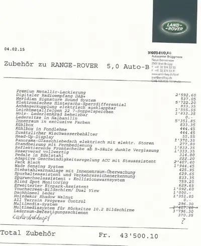 Range Rover 2015 — SUV prestige 510 ch, très faible kilométrage — Miniatura 10