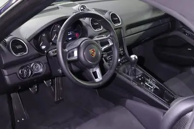 Porsche 718 Spyder — Roadster pur-sang 420 ch, boîte manuelle, Gentian Blue rarissime — Miniature 12