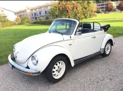 VW Käfer Cabriolet 1974 — Légende Décapotable, Charme Vintage Authentique — vue extérieure