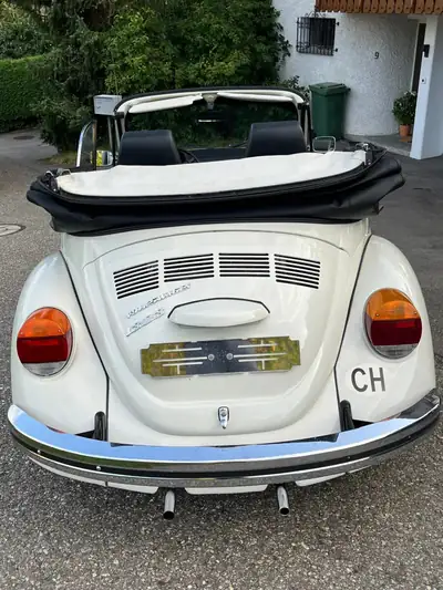 VW Käfer Cabriolet 1974 — Légende Décapotable, Charme Vintage Authentique — détail