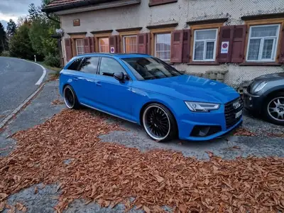 Audi A4 Avant 2019 — Break diesel sportif, motorisation robuste et accessoires premium — vue extérieure