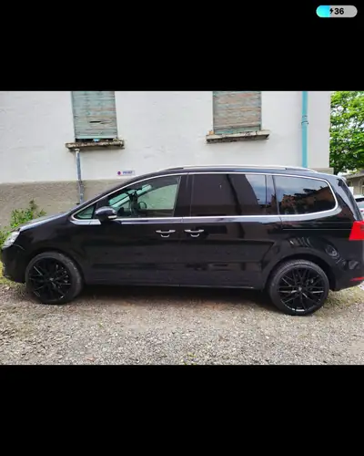 VW Sharan 2014 — Monospace 7 places diesel, révisions complètes et toit panoramique — Miniatur 11