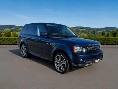Land Rover Range Rover Sport 2012 — SUV premium 510 ch, tout-terrain & confortable — Seitenansicht