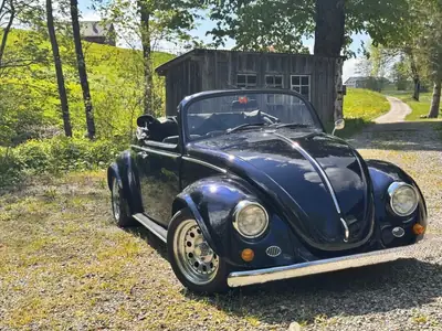 VW Käfer 1965 Speedster — Cabriolet rétro restauré, collector certifié — intérieur