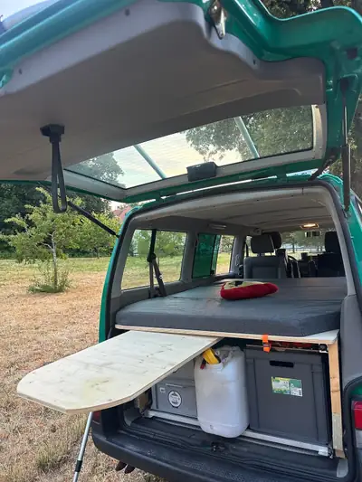 VW T4 2001 — Camping-car aménagé, 340'000 km, expert juin 2026 — cruscotto