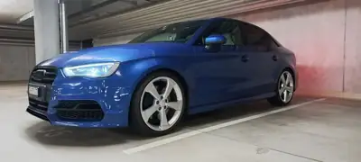 Audi S3 Limousine 2015 — 300 ch dynamiques, préparée avec soin et équipements exclusifs — Heckansicht