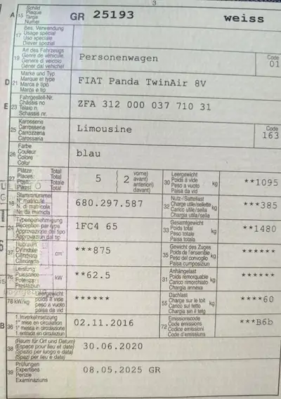 Fiat Panda 2016 — Citadine fiable, petit budget, bon état général — dettaglio