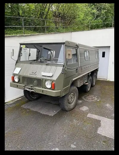 Steyr Puch Pinzgauer 712M 1972 — Légendaire 4x4 de collection, aménagement camping complet — Außenansicht