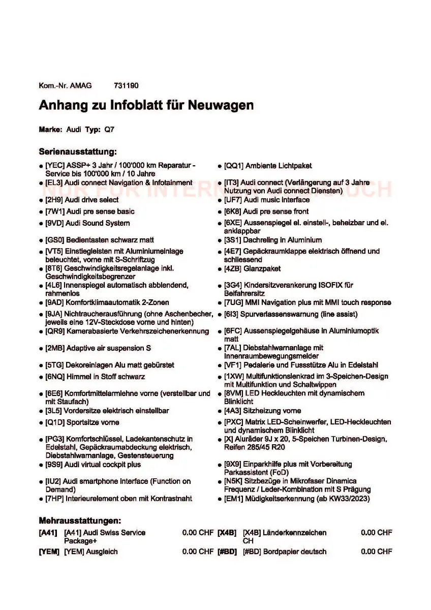 Audi SQ7 2022 occasion Giebenach — 4