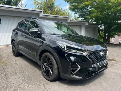 Hyundai Tucson 2019 — SUV sportif N-Line, boîte DCT révisée, 4x4 fiable — vue extérieure