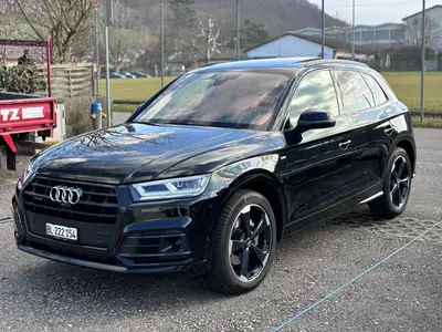 Audi Q5 2019 — SUV Premium 245 ch, Transmission Intégrale, Essence Automatique — Seitenansicht