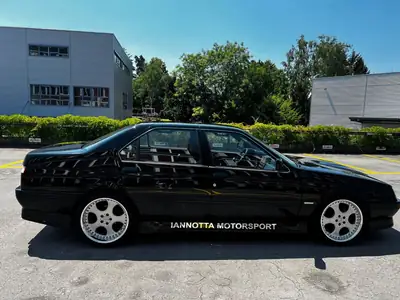 Alfa Romeo 164 V6 Turbo 1991 — Rare classique restauré, moteur légendaire — Heckansicht