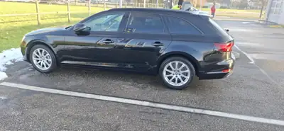 Audi A4 Avant 2018 — Break diesel 190 ch, entretien régulier, faible kilométrage autoroute — Heckansicht
