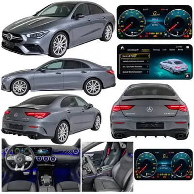 Mercedes-Benz CLA 35 AMG — Berline sportive 306 ch, transmission intégrale — fianco