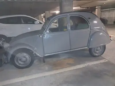 Citroën 2CV 1959 — L'icône automobile française, toit ouvrant, état d'époque — vue extérieure