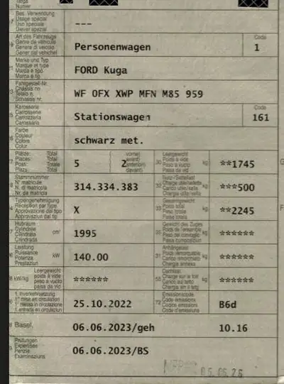 Ford Kuga 2022 — SUV diesel 190 ch, seulement 22'000 km, équipement premium — Miniatura 11