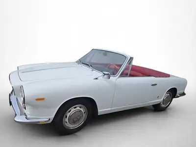 Lancia Flavia Convertibile Vignale 1963 — Chef-d'œuvre italien rare, 65'000 km d'histoire — fianco