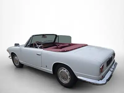 Lancia Flavia Convertibile Vignale 1963 — Chef-d'œuvre italien rare, 65'000 km d'histoire — interni