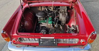 Renault Floride 1961 — Cabriolet de légende, rouge éclatant, seulement 37'000 km — cruscotto
