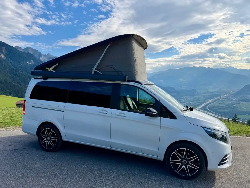 Mercedes-Benz Marco Polo 2024 — Camping-car premium, 44'000 km, équipement complet — Außenansicht
