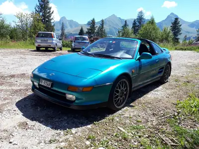 Toyota MR 2 1992 — Coupé sportif rétro certifié FIVA, préparation haut de gamme — Seitenansicht