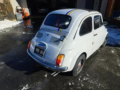 FIAT 500 Abarth 1972 — Légendaire berline sportive, 145 ch purs — côté