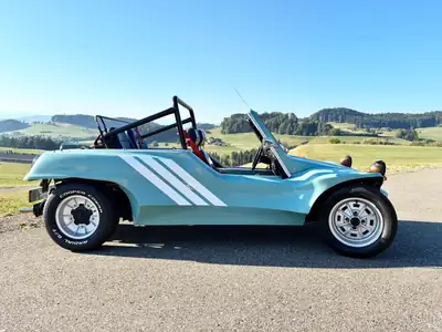 VW Buggy 1965 — Légende cabriolet 4 places, service complet, prêt à rouler — Außenansicht