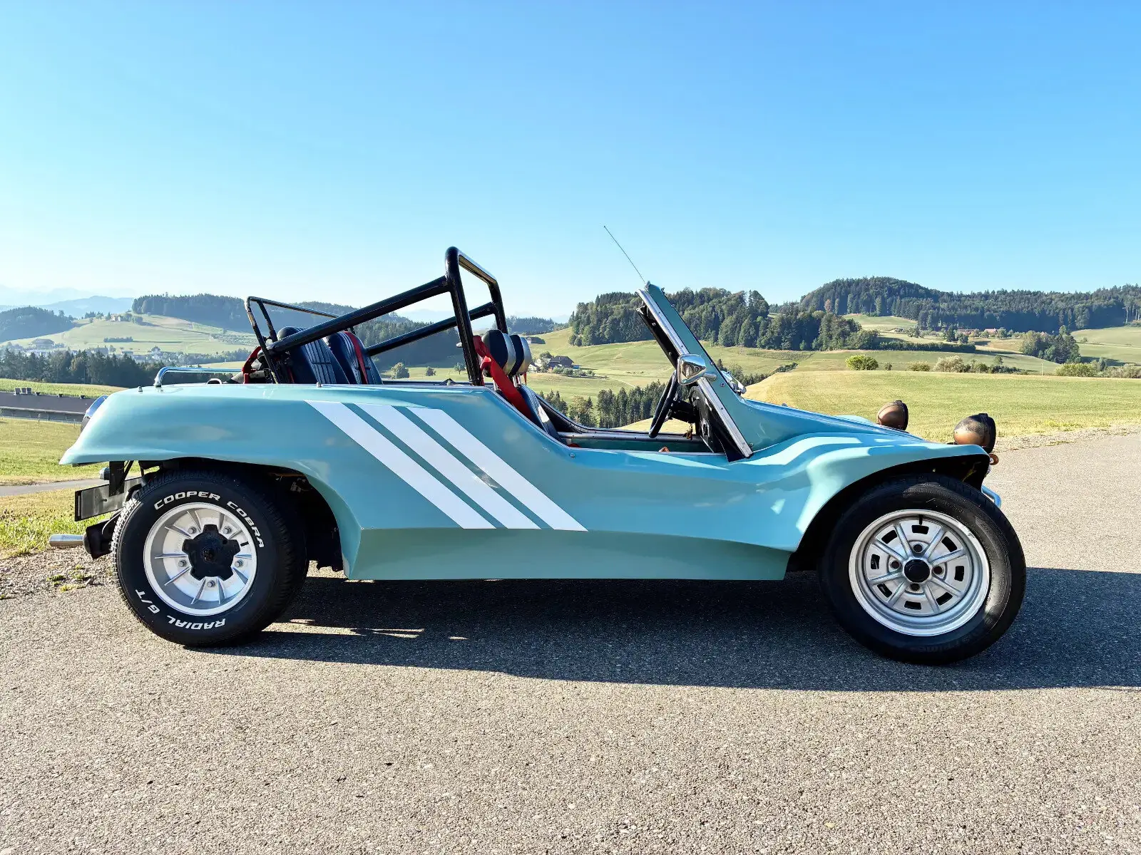 VW Buggy 1965 — Légende cabriolet 4 places, service complet, prêt à rouler — Außenansicht