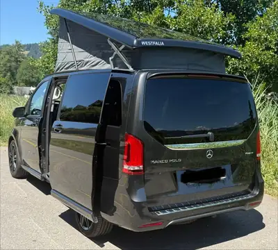 Mercedes-Benz Marco Polo — Camping-car premium 7 places, toit relevable et équipement complet — arrière