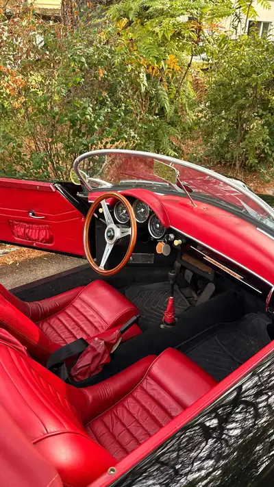 Porsche 356 Cabriolet 1967 — Chef-d'œuvre de légende, 23'000 km seulement — intérieur