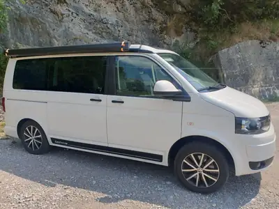 VW T5 California — Aménagé camping-car, diesel robuste, 101'000 km — detail