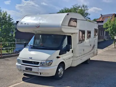 Ford Transit 2006 — Camping-car aménagé 5 places, moteur indestructible 2.4L Turbo — exterior view