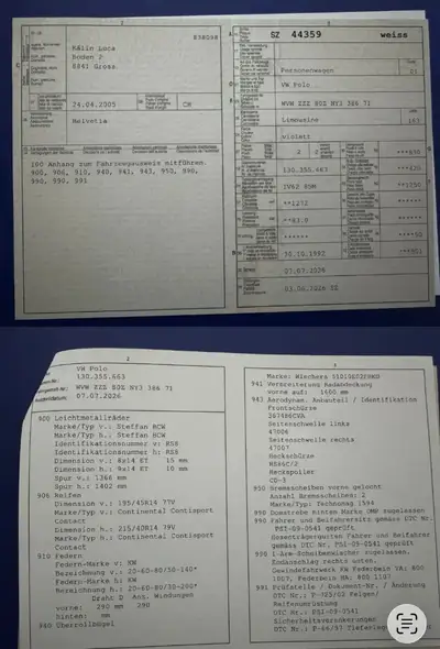 VW Polo Coupé 1992 — Classique enjoué, 113 ch de caractère — tableau de bord