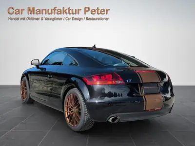 Audi TT 250 ch V6 Quattro 2007 — Coupé sportif icon avec moteur atmosphérique — Heckansicht