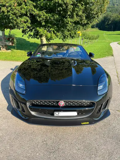 Jaguar F-Type Cabriolet 2018 — Roadster sportif 400 ch, première main, sans sinistre — vue extérieure