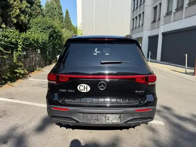 Mercedes-Benz EQB 350 — SUV électrique 7 places, 292 ch, pack AMG Line — vista posteriore