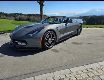 Chevrolet Corvette Cabriolet 2015 — Muscle car américain 466 ch, entretien impeccable — interni