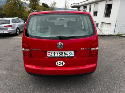 VW Touran 2004 — Monospace diesel robuste, 5 places, 4 pneus hiver inclus — arrière