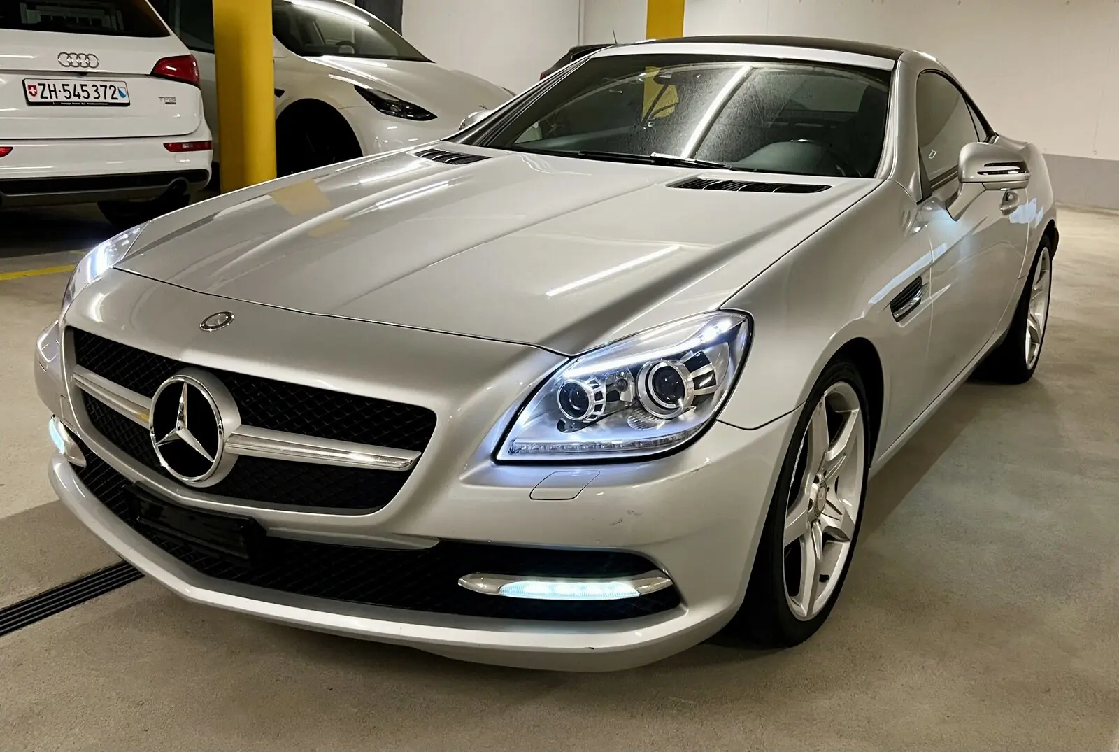 Mercedes-Benz SLK 200 AMG Line 2013 — Cabriolet sportif, moteur V6 306 ch