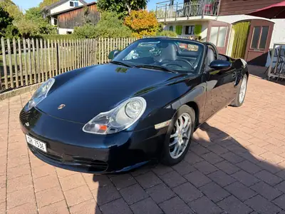 Porsche Boxster 3.2 — Cabriolet sportif 260 ch, faible kilométrage — fianco
