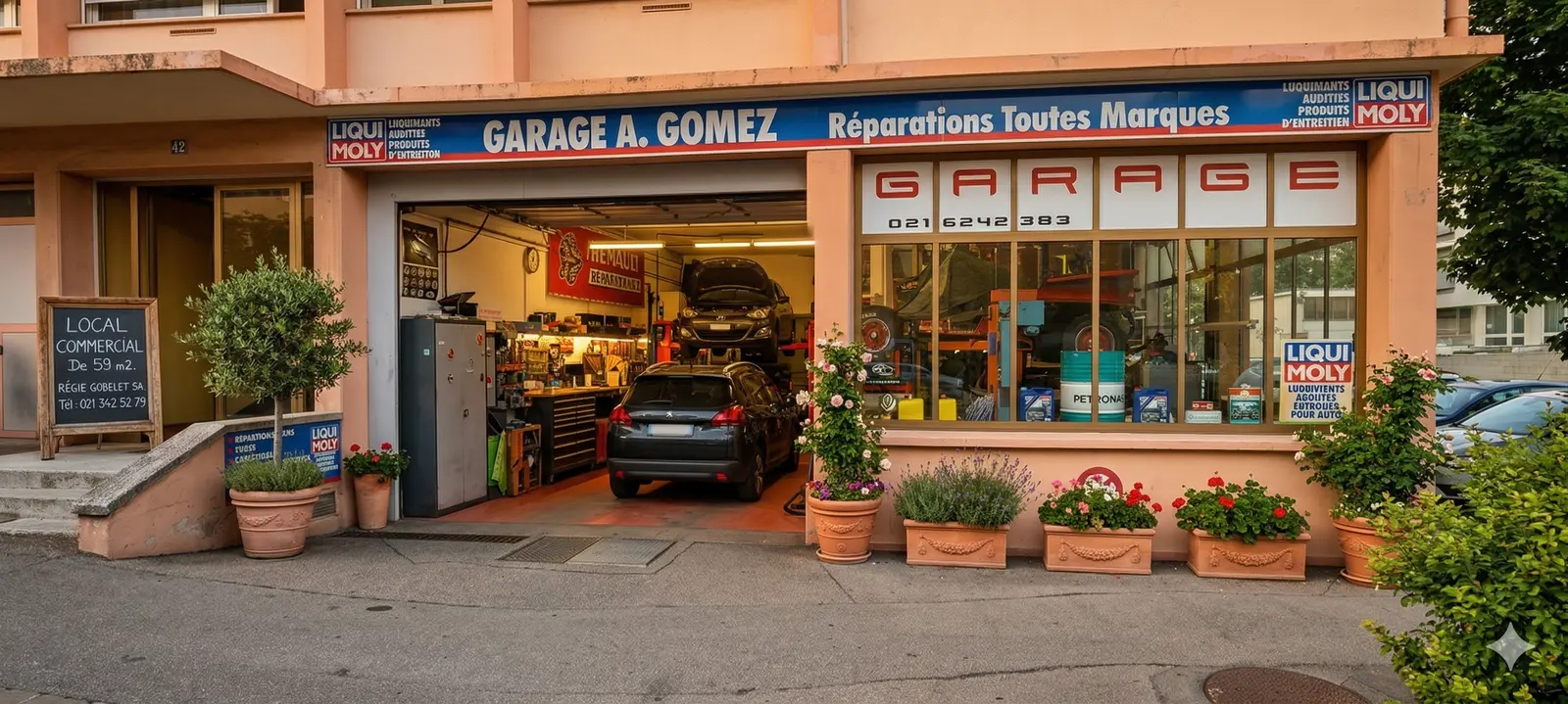 Garage A. Gomez - bannière